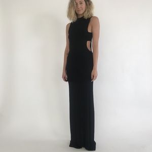 Stone Cold Fox Black Maxi Dress